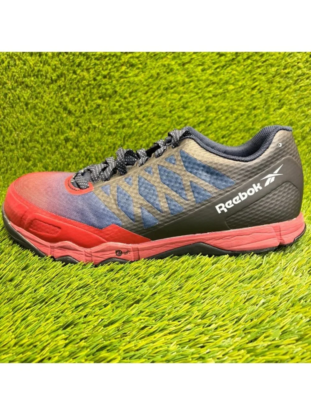 Reebok Speed TR Mens Size 10E Red Blue Black Composite Safety Toe Work Shoes